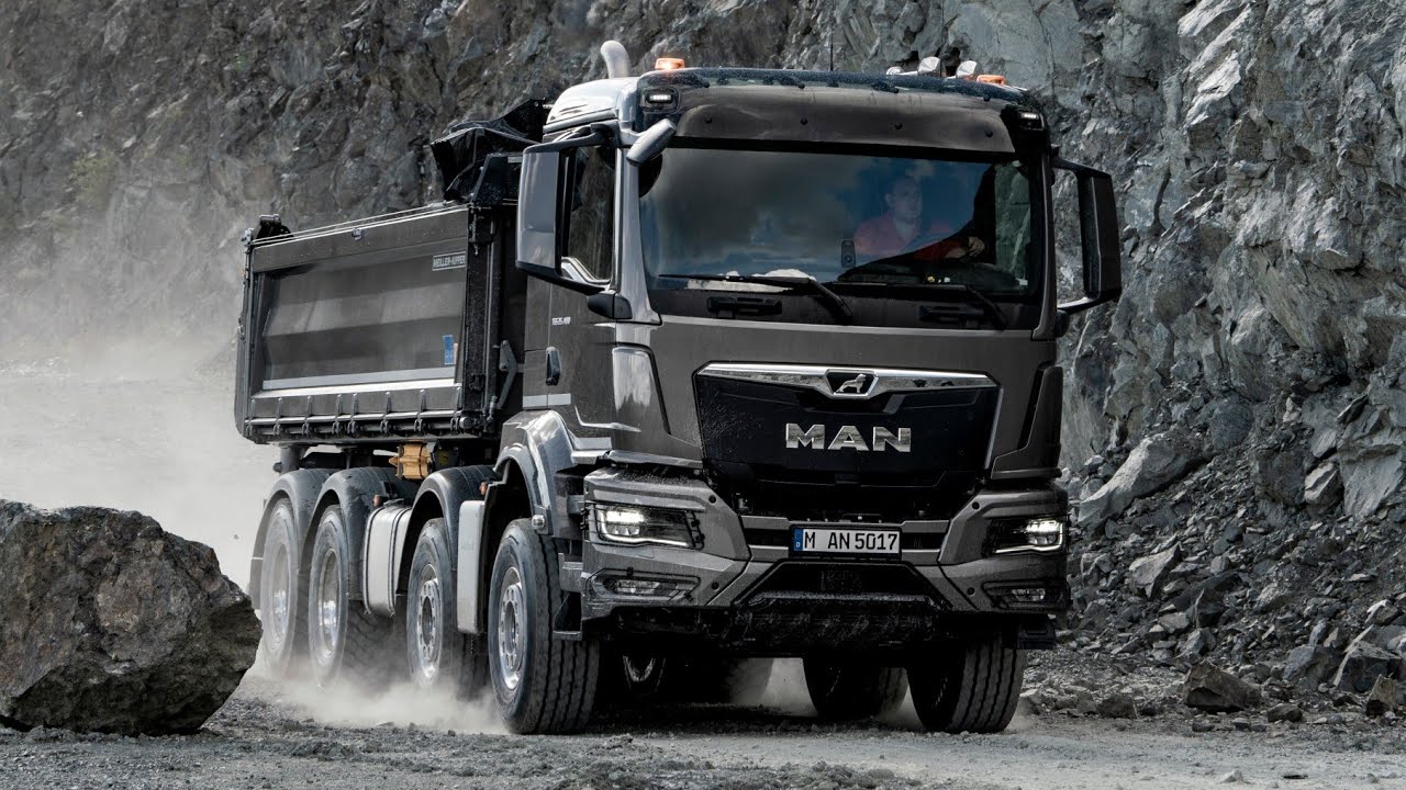All New 2023 MAN TGS Dump truck - Test Drive