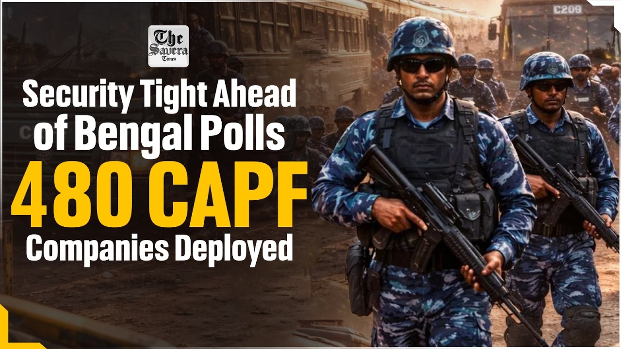ECI gives deployment details of 480 CAPF companies ahead of Bengal election date announcement