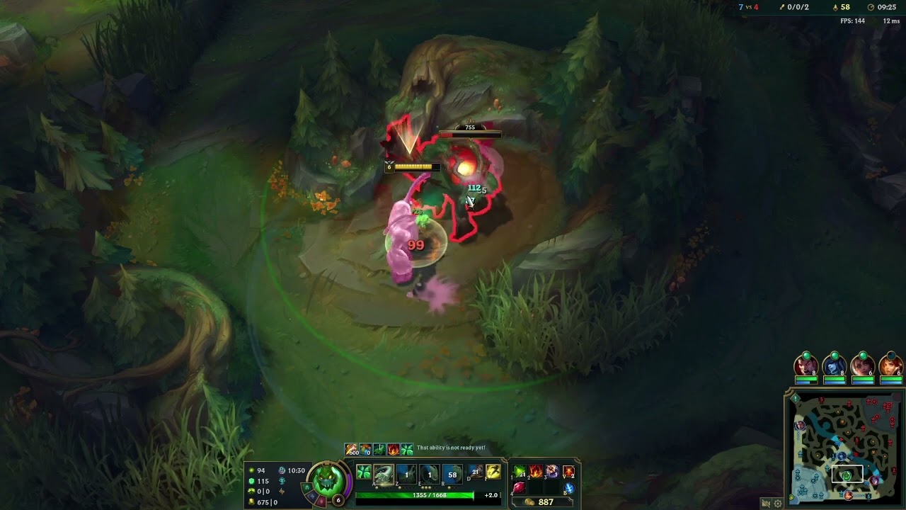 D3 EUW - Zac VS Hecarim - Win 0/0/6 - Patch v13.22