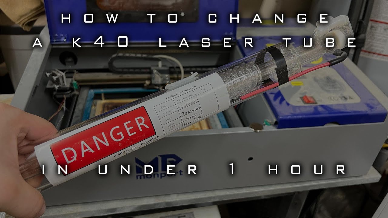 SO EASY - How to change your @Monport Laser K40 CO2 Laser Tube