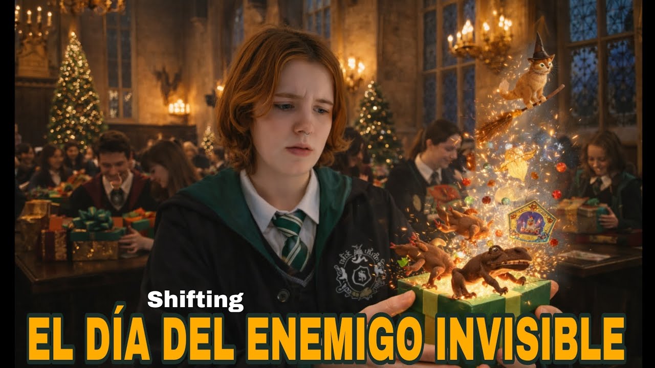 El día del ENEMIGO INVISIBLE en HOGWARTS 🎁 | Experiencia SHIFTING | Scaredsly ✨