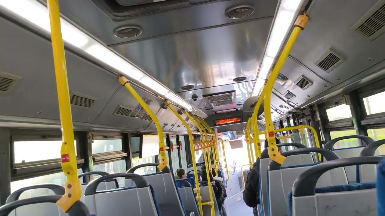 riding on golden dragon XML6125CC DB route 5 in ofakim (Voith Slow idle)