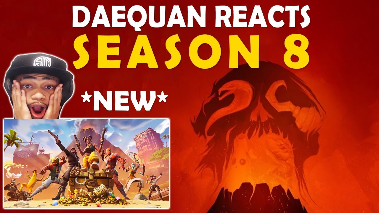 DAEQUAN SEASON 8 REACTION | BATTLE PASS | FIRST GAME WIN