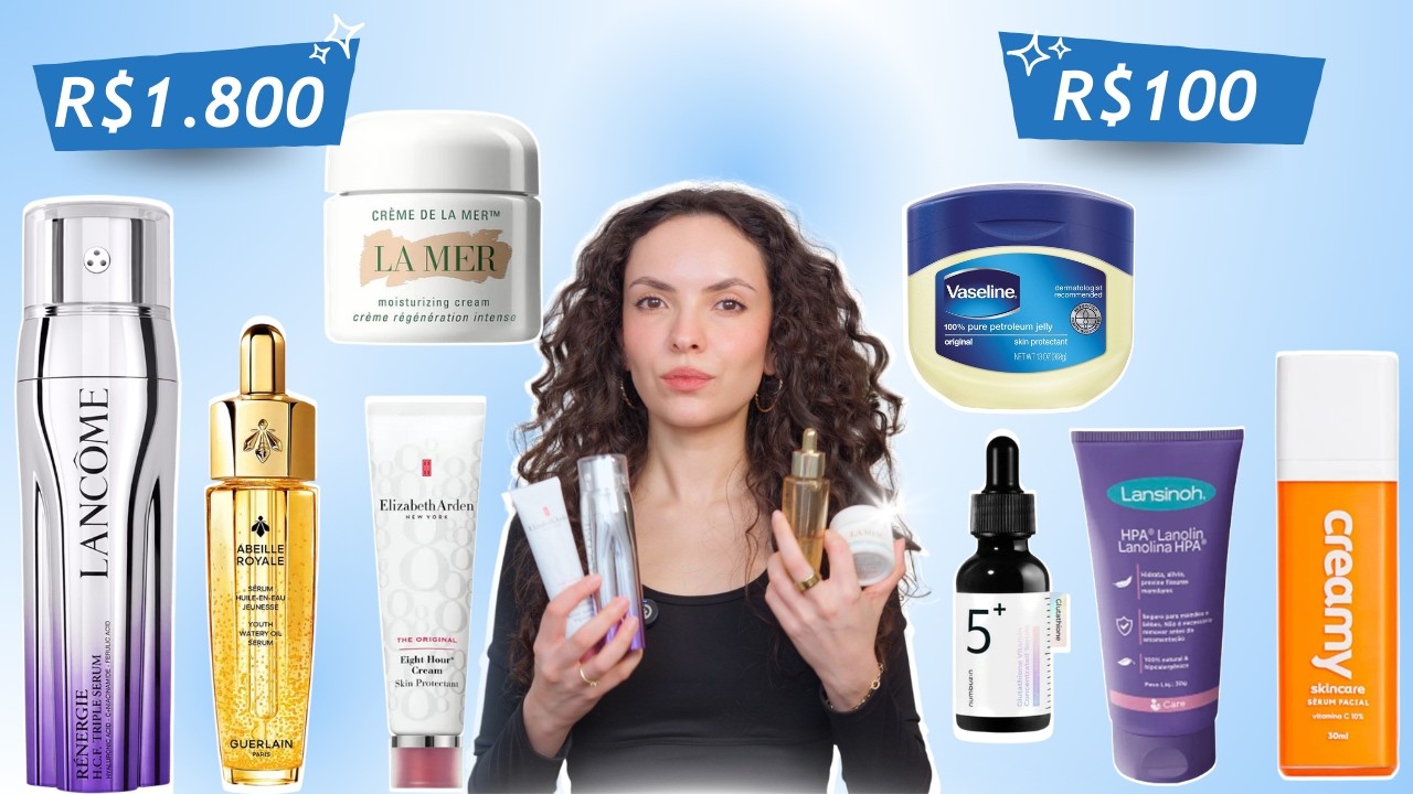 Skincare de LUXO vs EM CONTA: gastei uma fortuna para descobrir o que compensa