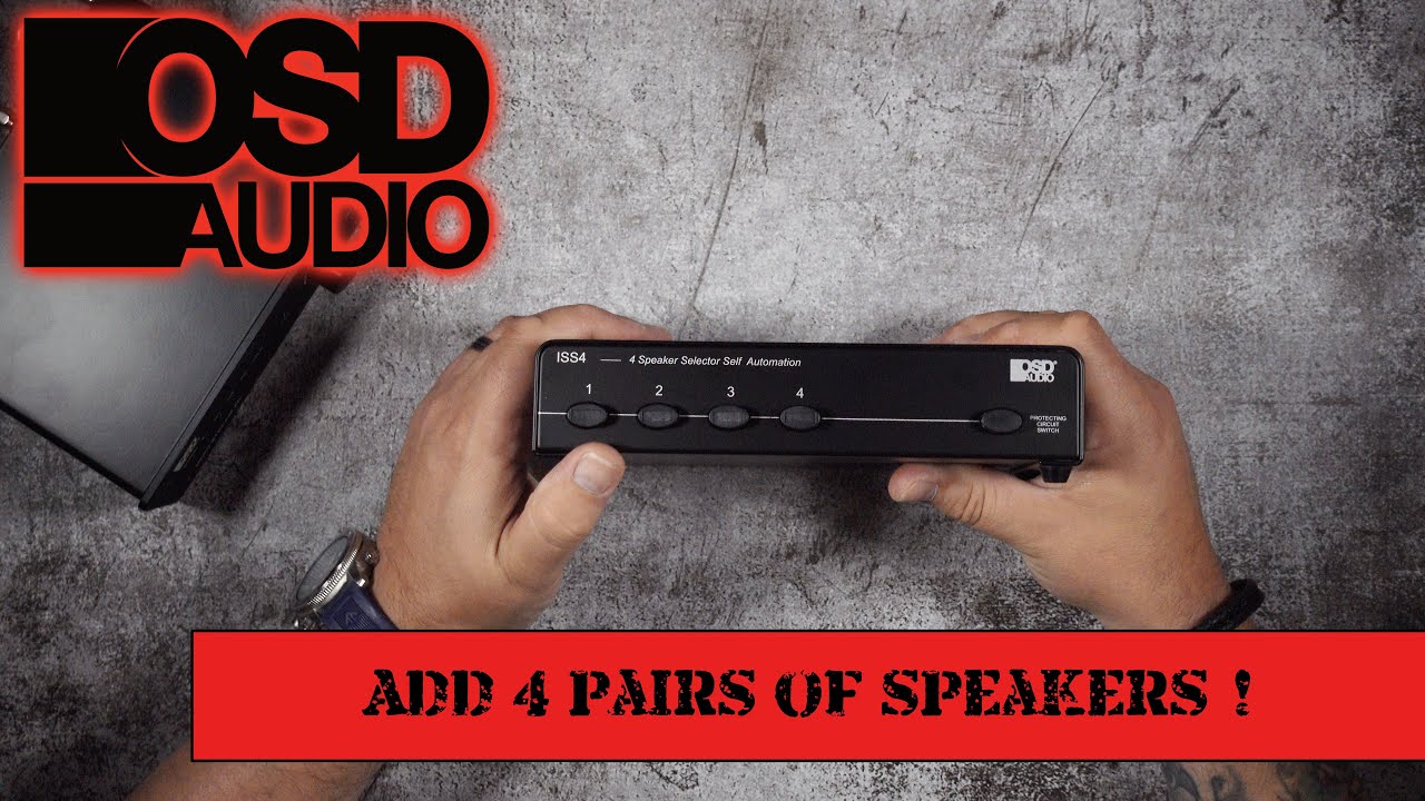 OSD ISS4 Speaker Selector Box