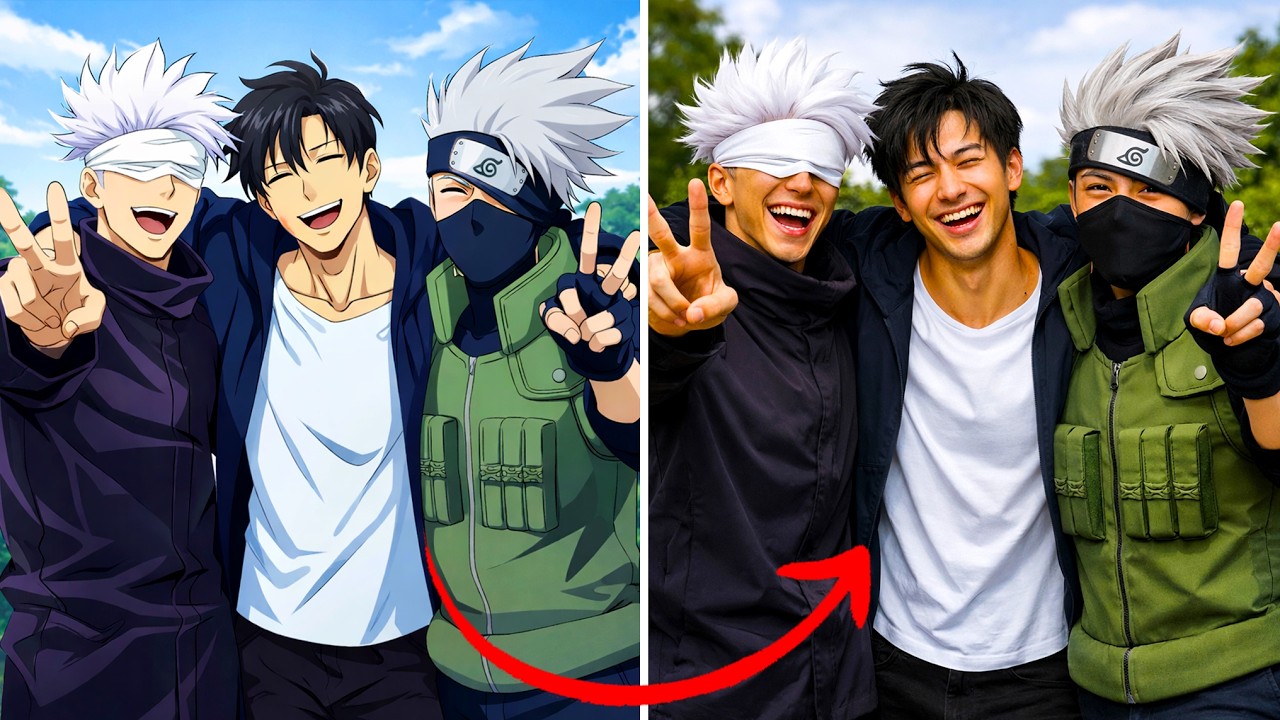 Anime Characters in Real Life | AI Live Action
