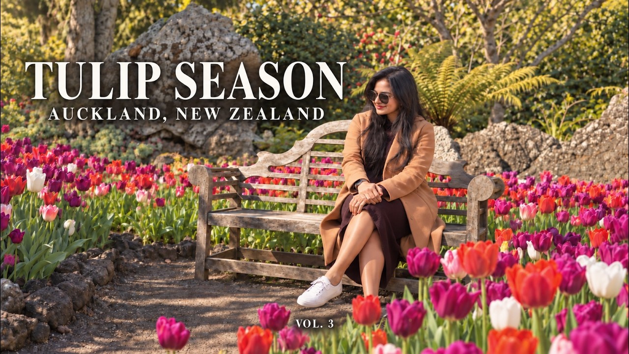 Tulip Season in Auckland, New Zealand 🌷 Vol. 3 | Garden & a Peaceful Waterfront Walk