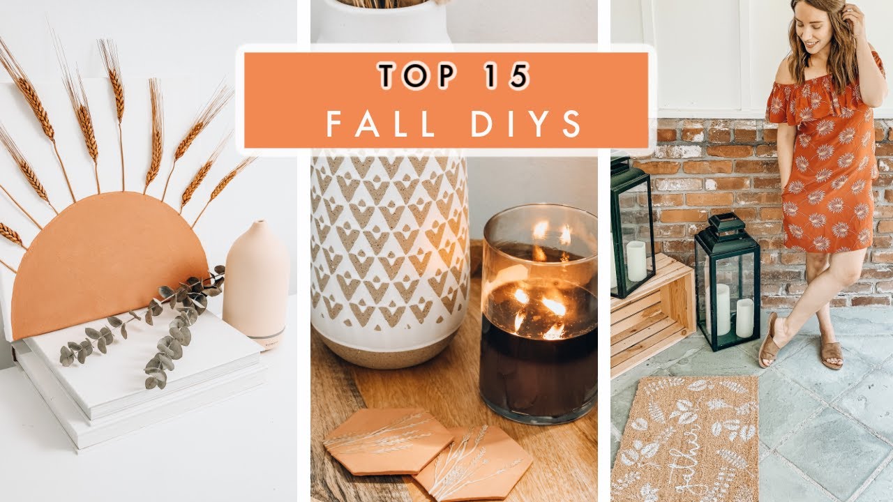 Top 15 Fall DIYs You Should Try This Year! (Full Tutorials)