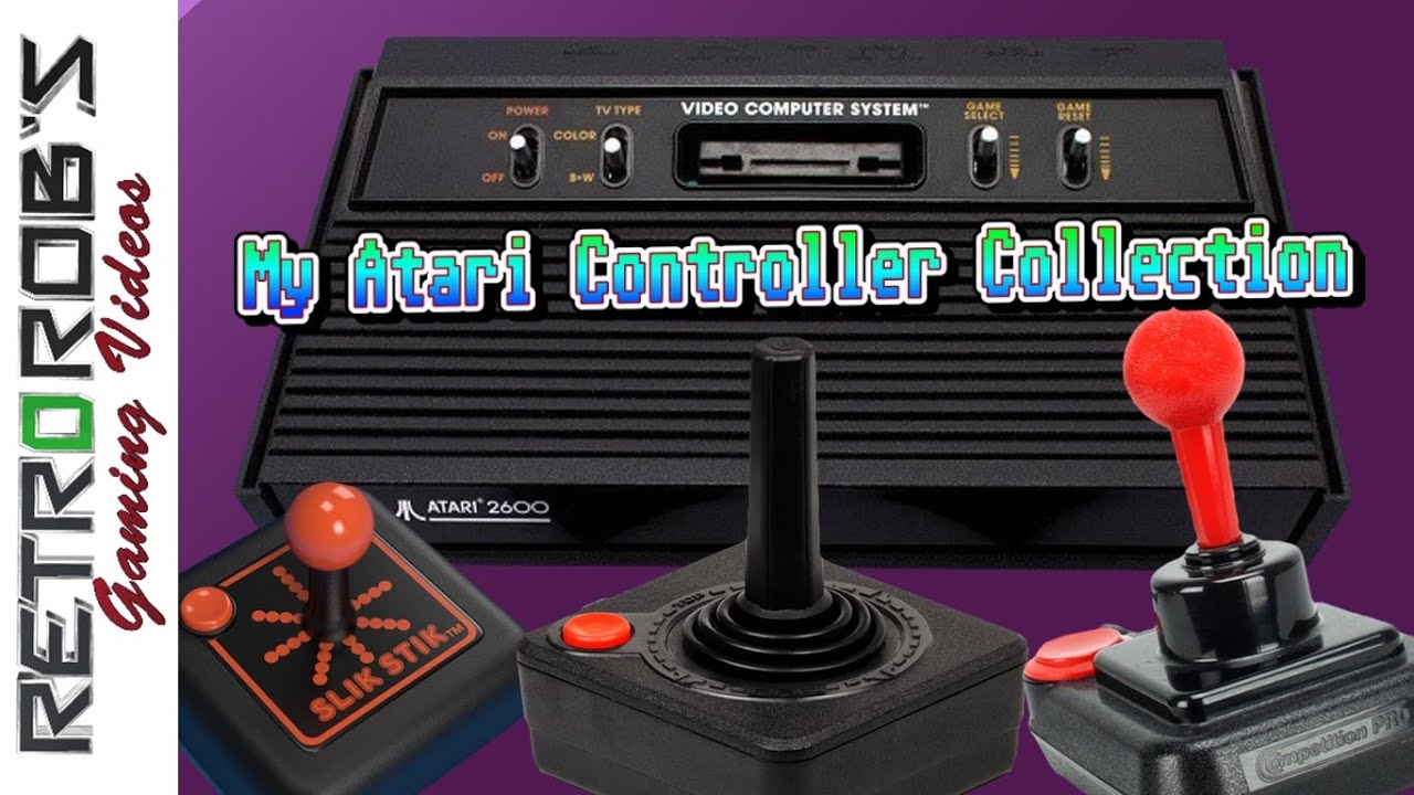 Моя коллекция джойстиков Atari 2600