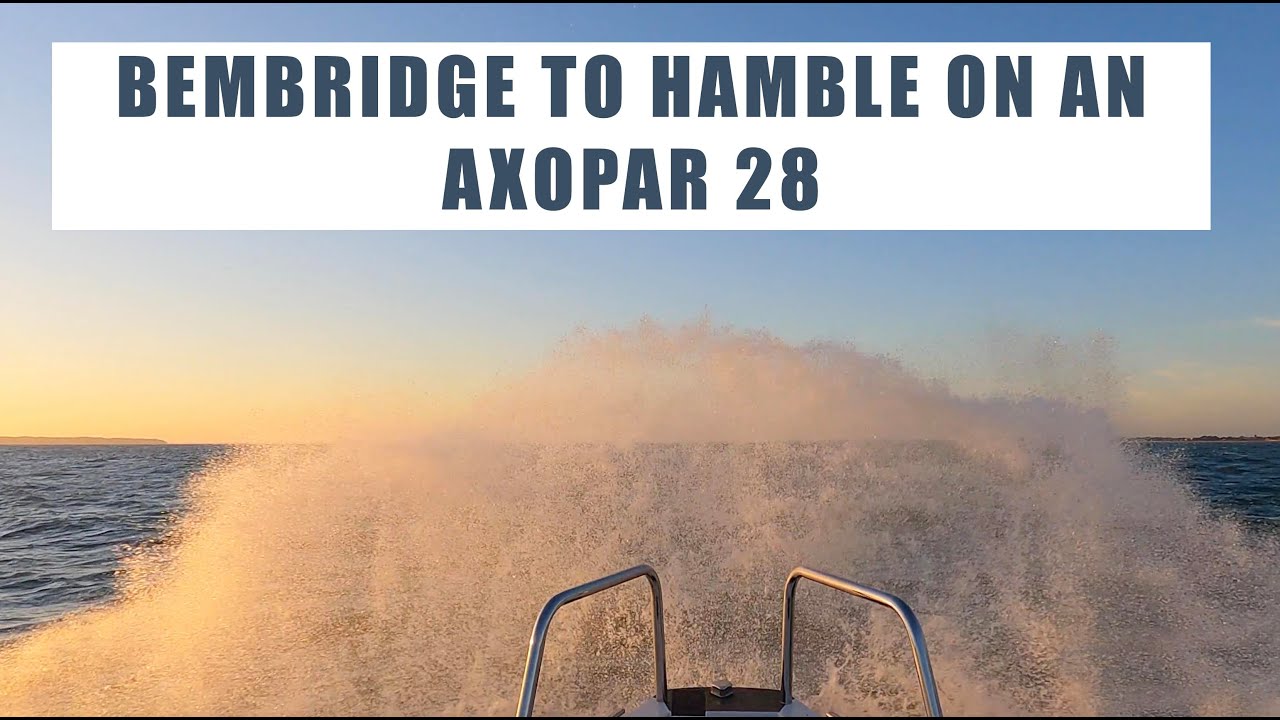 4K Solent Adventures! Full trip on an Axopar - Bembridge Harbour (Isle of Wight) to the Hamble river
