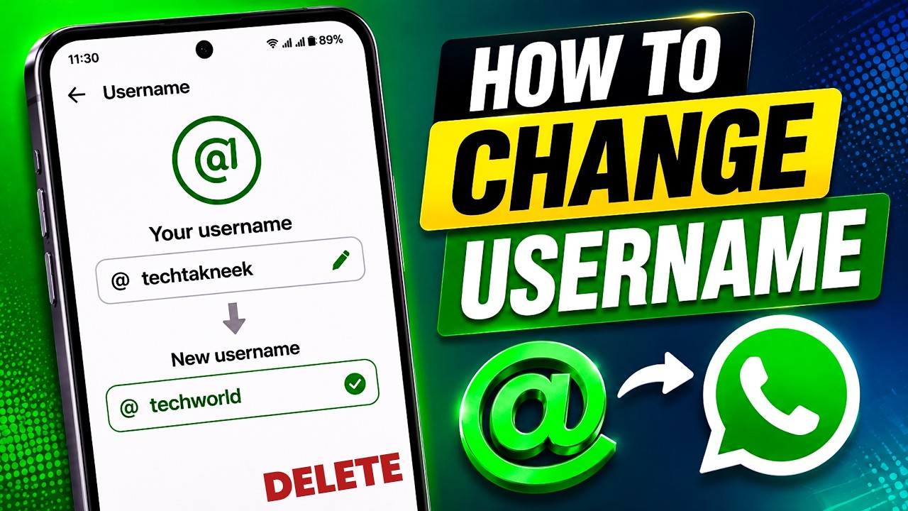 How To Change WhatsApp Username 🔥 Edit, Update Or Delete WhatsApp Username