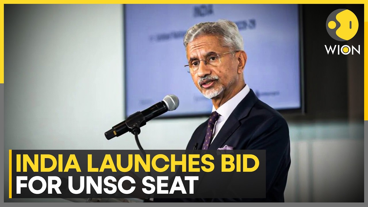 India Launched 'SHANTI' As Motto For 2027 UNSC Election | WION News