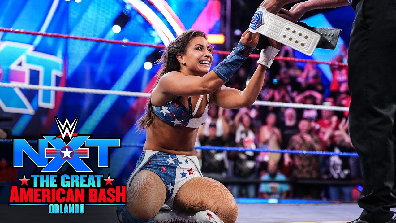 AND NEW! Kendal Grey wins the NXT Women&rsquo;s Championship: NXT Great American Bash 2026 highlights