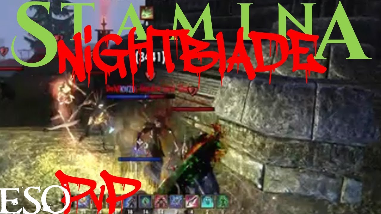 Stamina nightblade - When pugs chase - Elder scrolls online PvP (Xbox one ESO)
