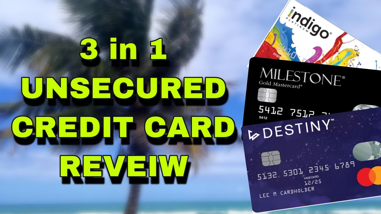 DESTINY | MILESTONE | INDIGO UNSECURED MASTERCARD REVIEW AND TIPS (GET APPROVED WITH BAD CREDIT)
