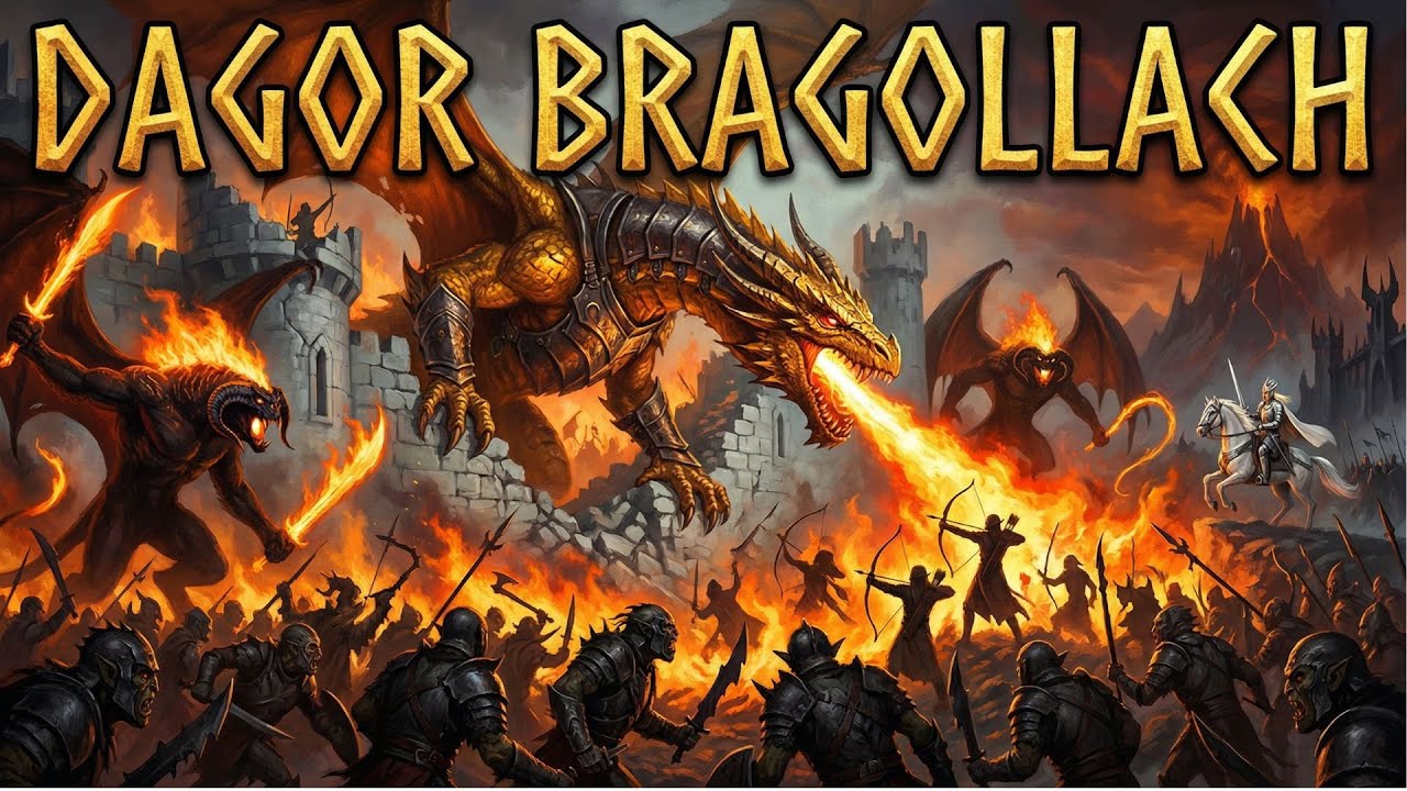 Dagor Bragollach: The Sea of Fire That Consumed the Siege of Angband | Arda Chronicles