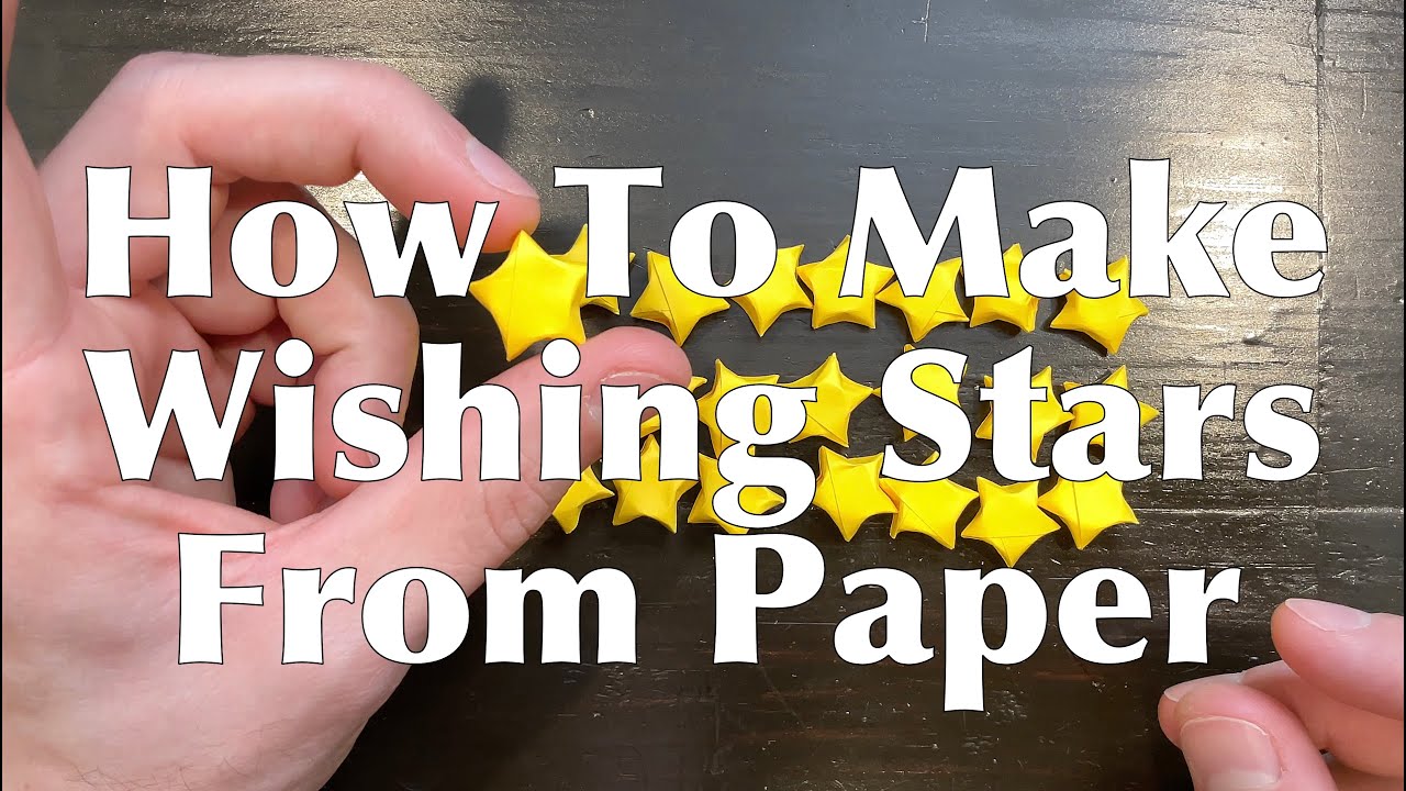 How To Make Paper Wishing Stars, Time Capsule Origami