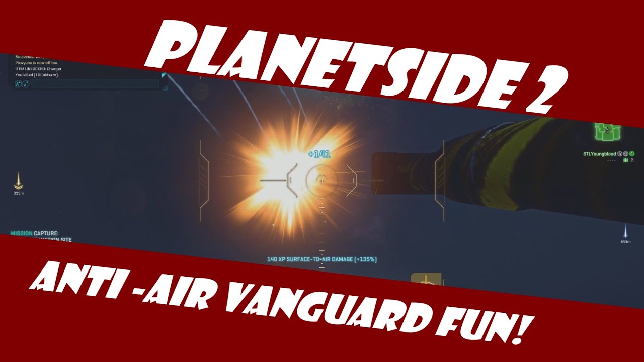 Planetside 2: AA Vanguard Slaughter!