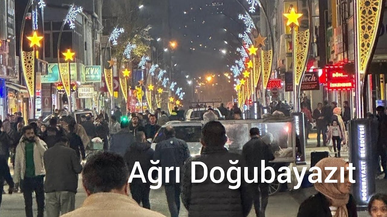 Ağrı Doğubayazıt gece videosu bazid