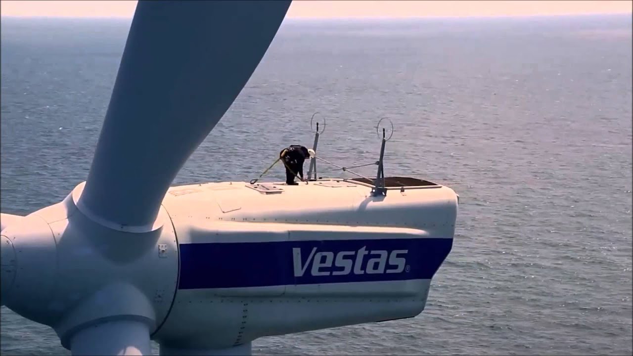 Windmolen inspectie door middel van een drone