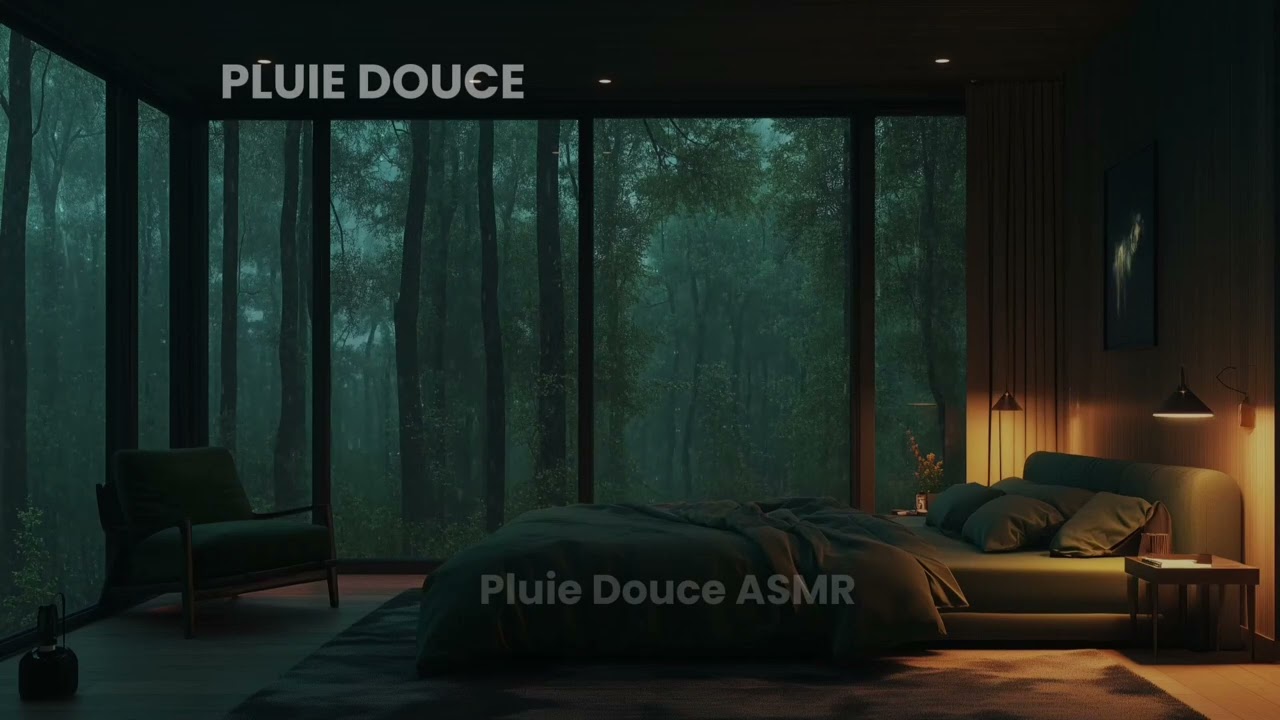 Pluie Douce Nocturne Pour Dormir Profondément 🌧️
