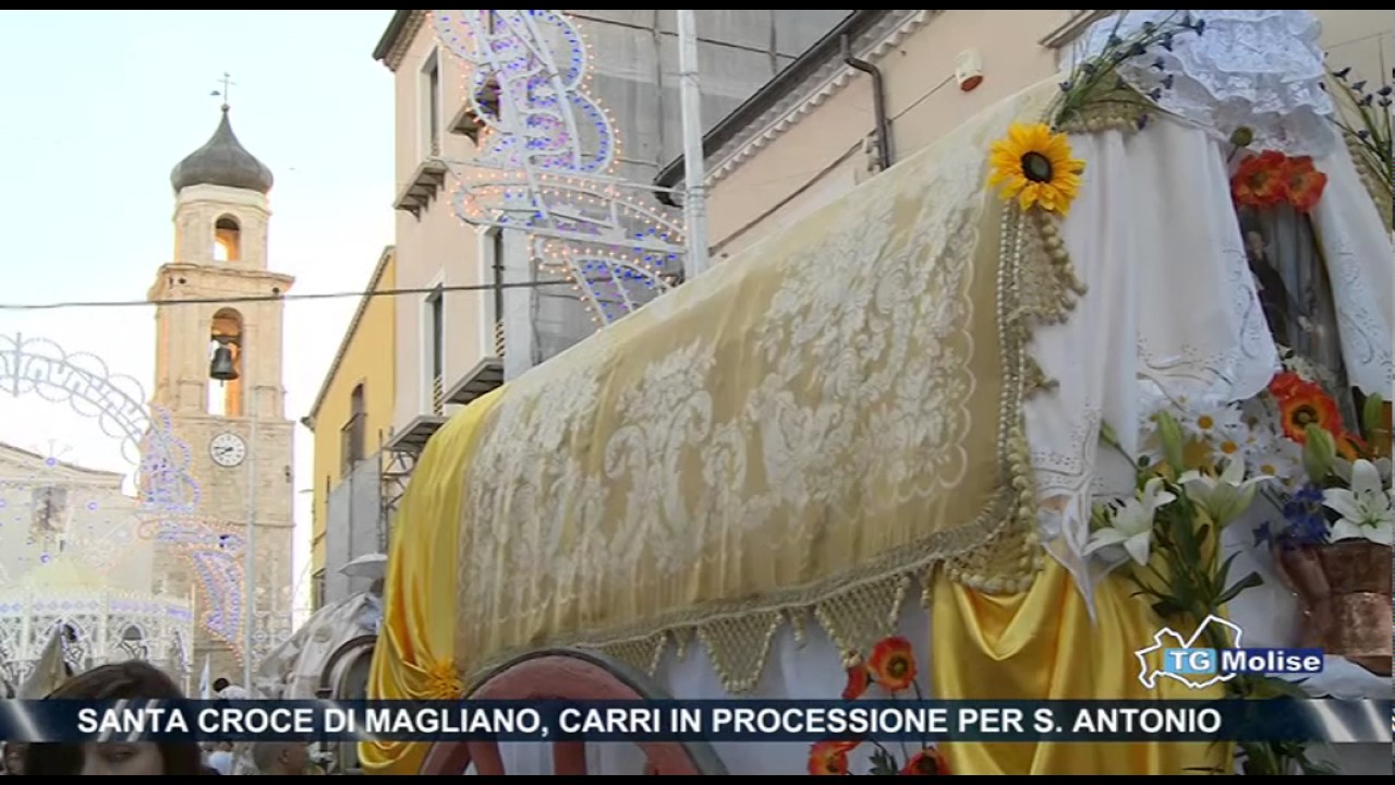 Santa Croce di Magliano, carri in processione per S. Antonio