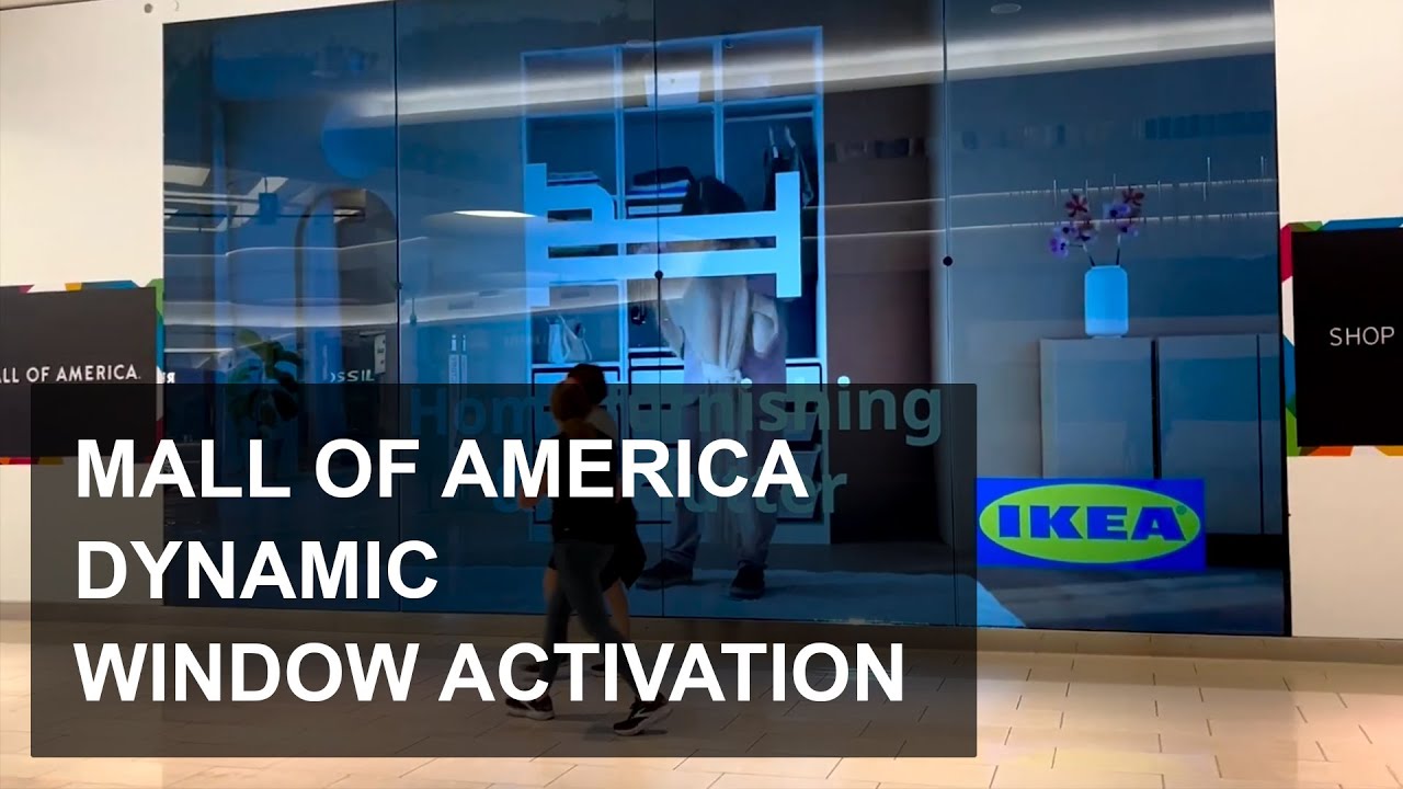 Mall of America - Projection Mapping Windows - Visual Feeder