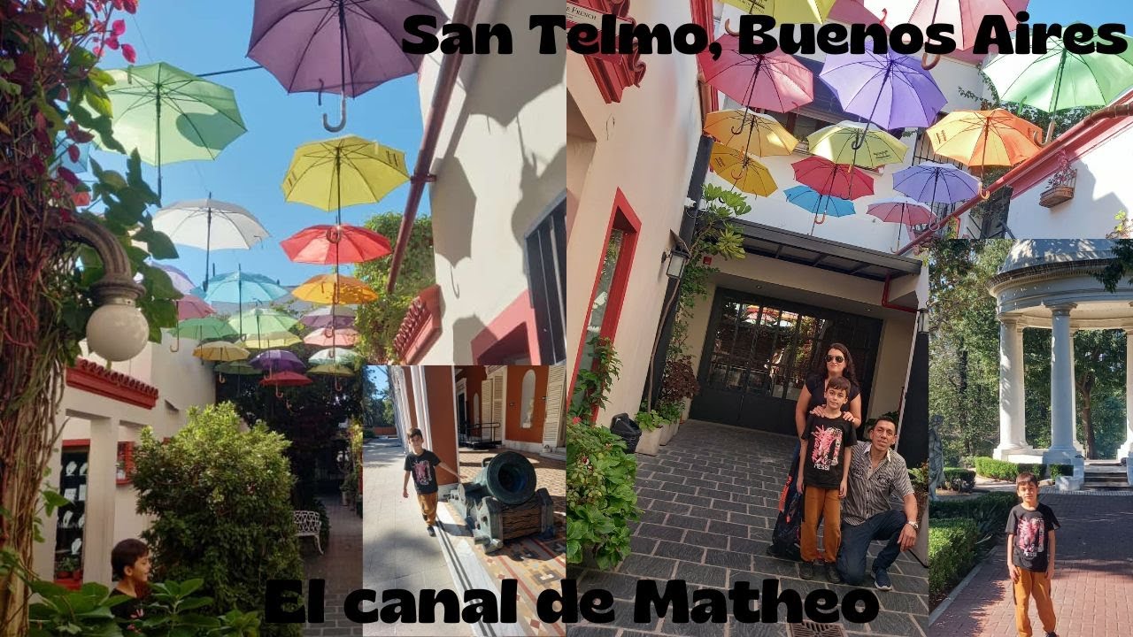 Visitamos San Telmo, Buenos Aires. Galeria Solar de French, mercado y parque Lezama.