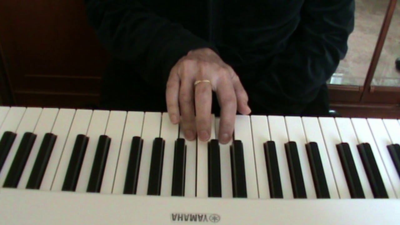 Técnica Piano - tocar terceras ligadas