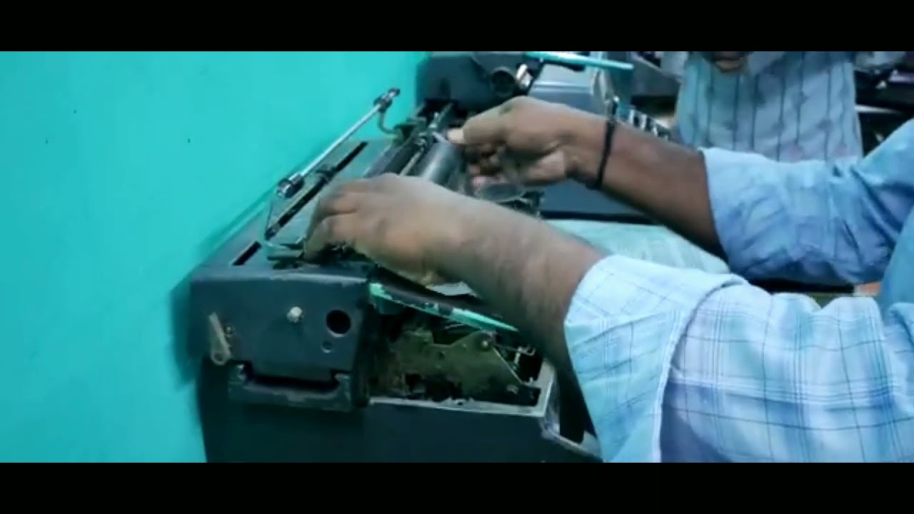 Typewriting Carriage Return Lever  Falt