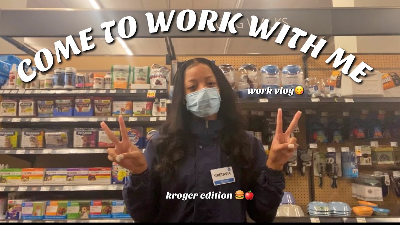 VLOG: come to work with me! *Kroger Edition*