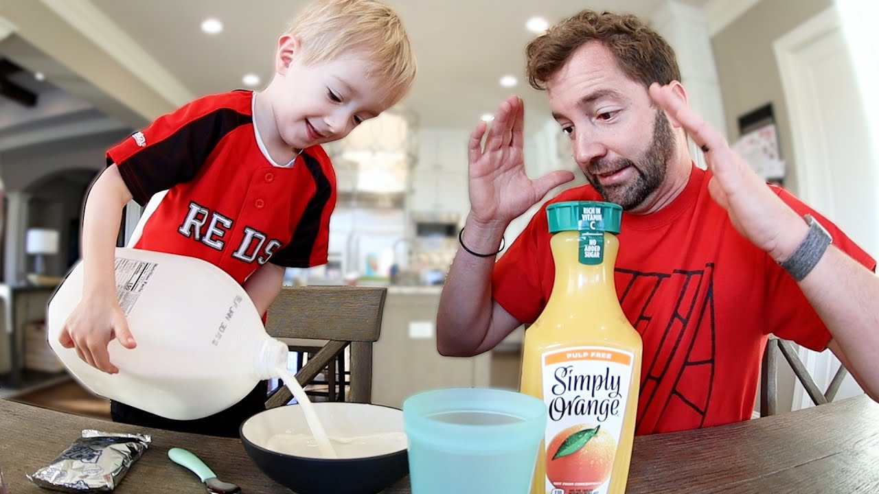 4 YEAR OLD BREAKFAST CHALLENGE