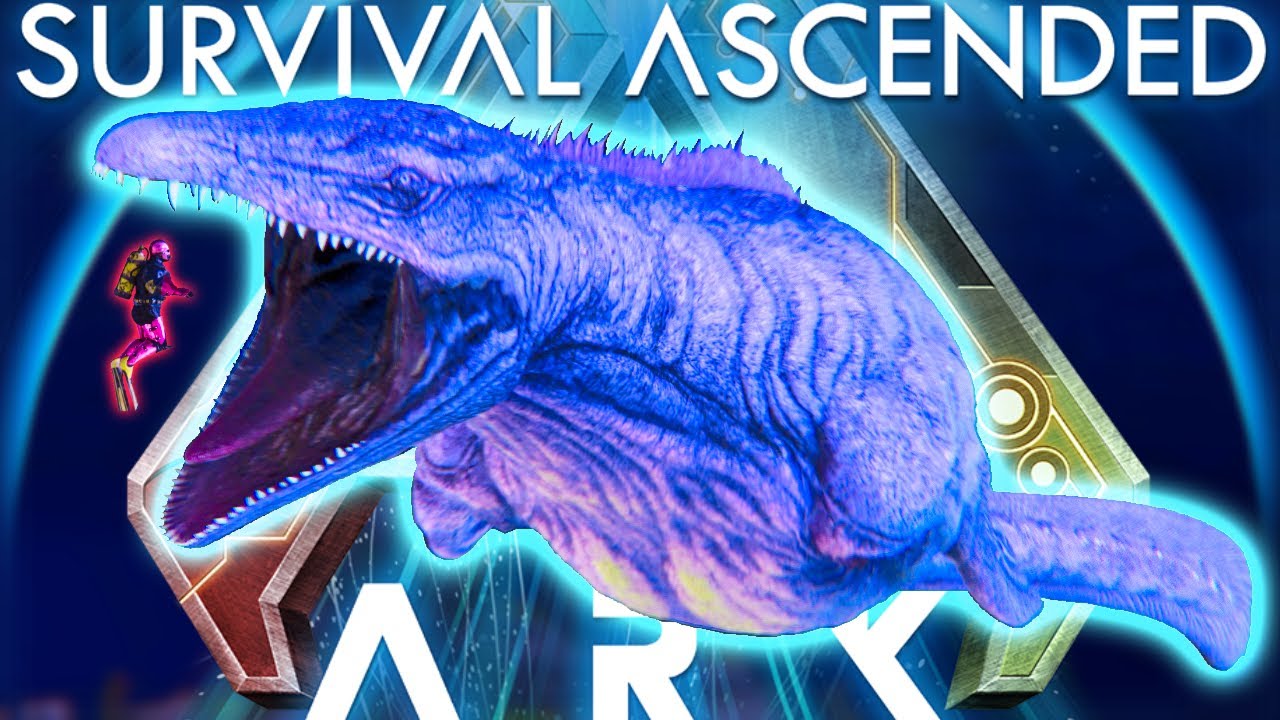 Ark: Survival Ascended - Solo Mosasaurus Taming, Behold the Behemoth! ASA E16 Ark Ascended Gameplay
