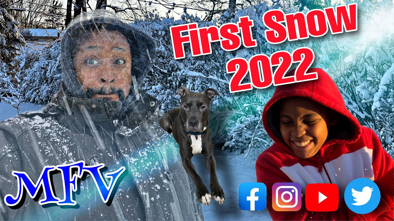 The First Snow of 2022 | MillerFlowVlogs