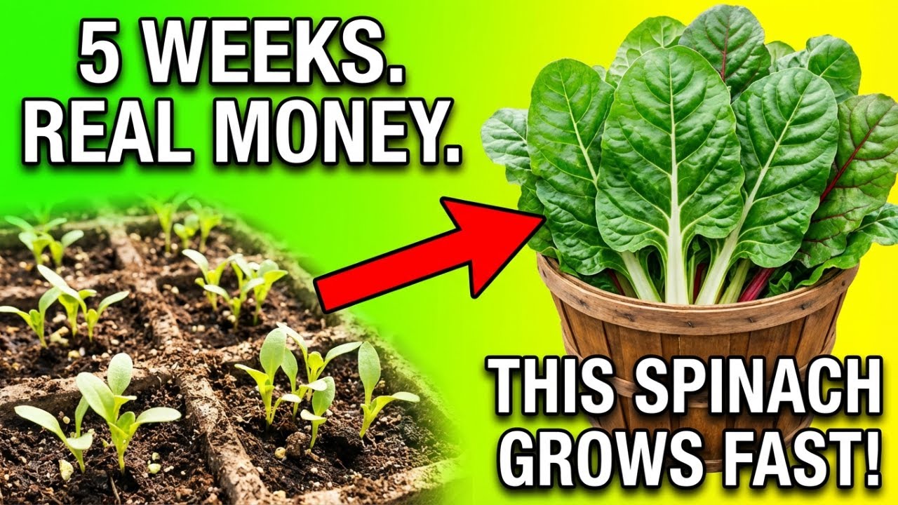 From Seedling to Profit in just 5 weeks. Swiss chard (Spinach)