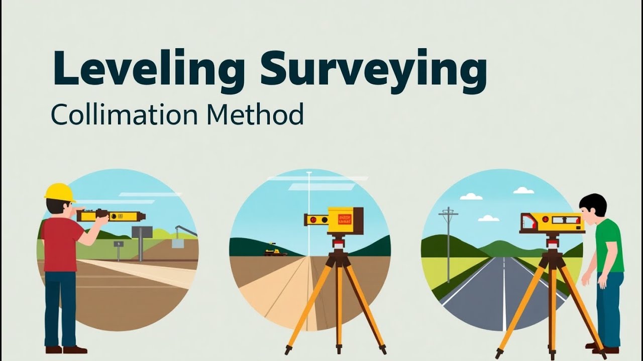 Height of Instrument Method in Leveling | Collimation Method | Reduced Level | Surveying
