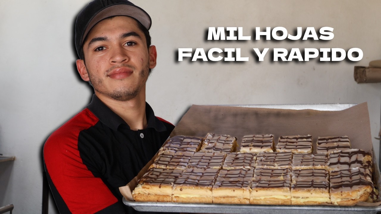 Como hacer MIL HOJAS FACIL Y RAPIDO
