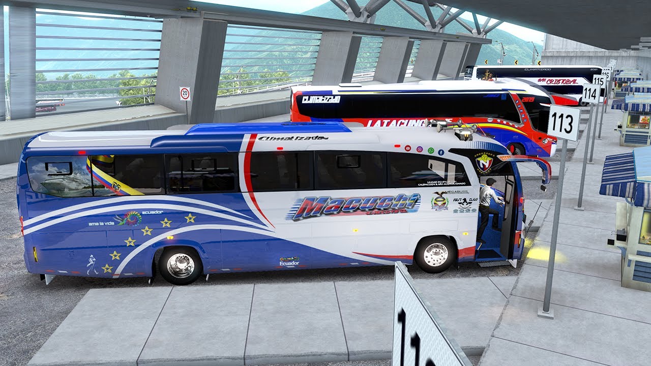 TERMINA DE GUAYAQUIL ECUADOR 🇪🇨 MEGA BUS CRUCERO HINO PLAYAS DE PUERTO LOPEZ mods ATS