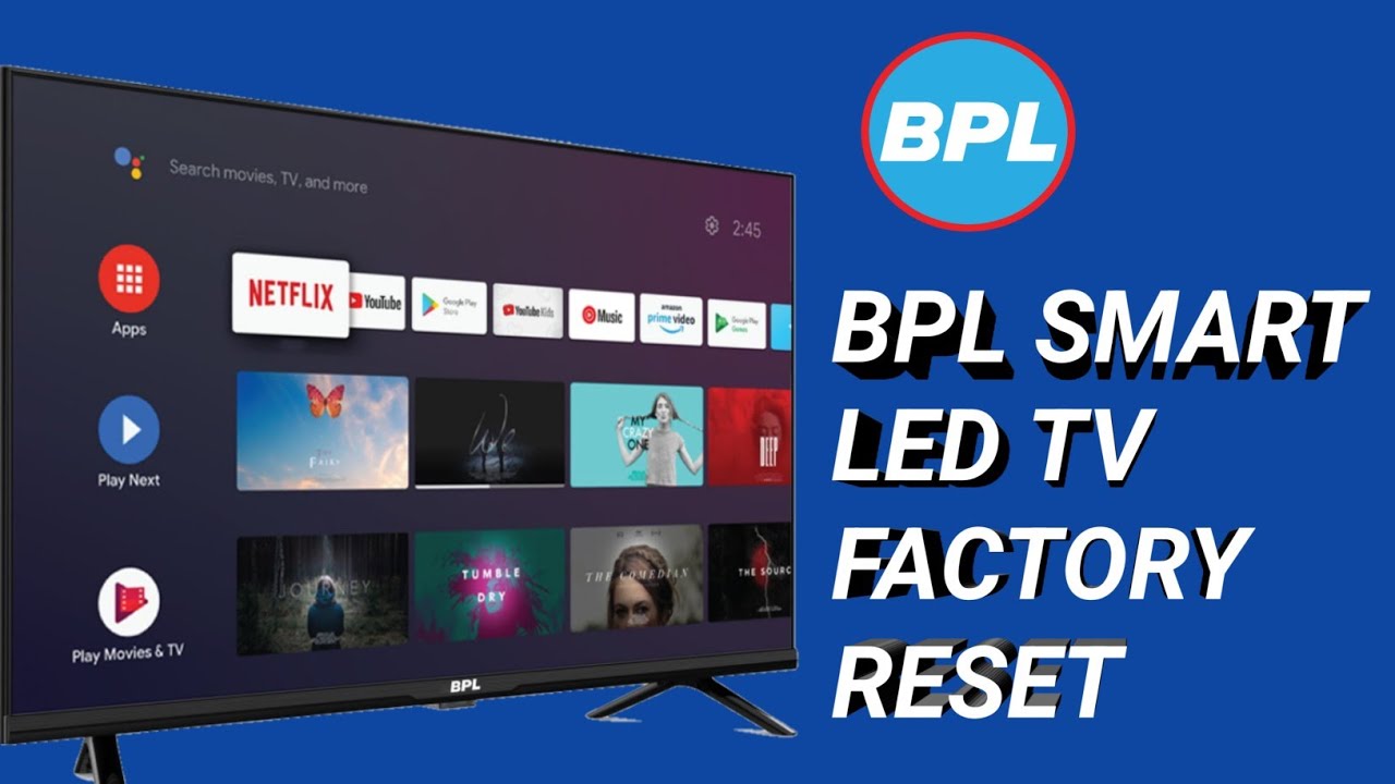 Bpl Smart led TV Factory Reset 2023 || Bpl Smart led TV Problem
