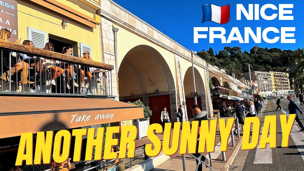 🇫🇷 NICE, FRANCE 🇫🇷. TAKE AWAY ANOTHER SUNNY DAY. NOVEMBER 2025 WALKING CITY TOUR. BEACH AND OLD TOWN