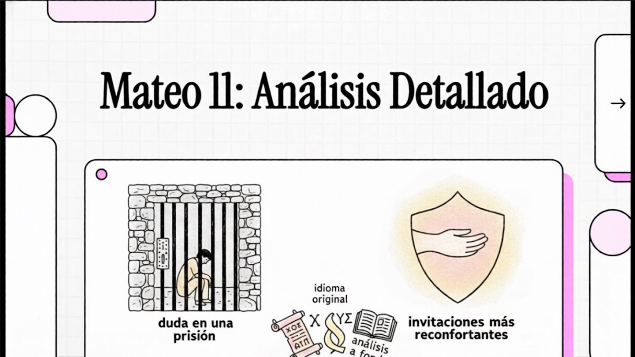 Mateo 11: Análisis detallado de términos griegos.