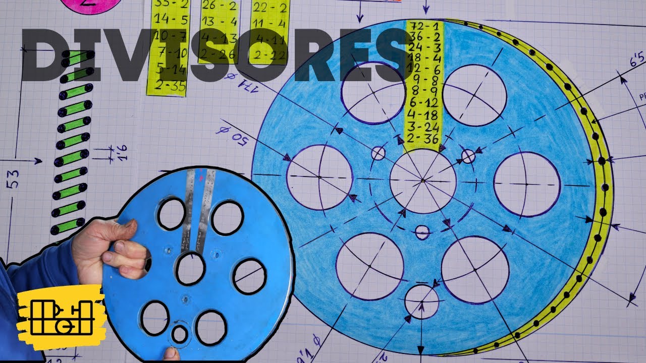 Más sobre DIVISORES para el torno #torno #profesional #divisores