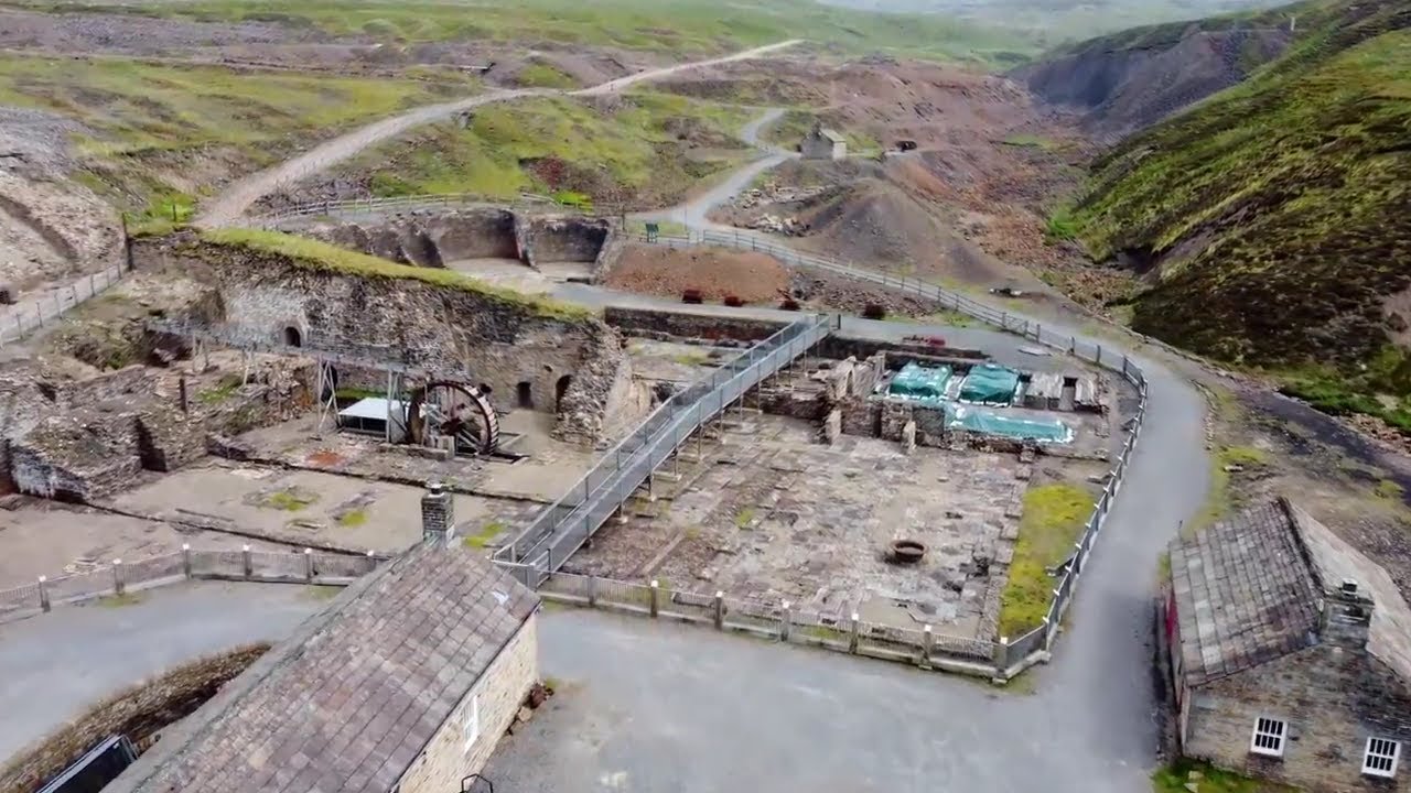 Nenthead Mine's Drone Explore, SD, HD 4K.