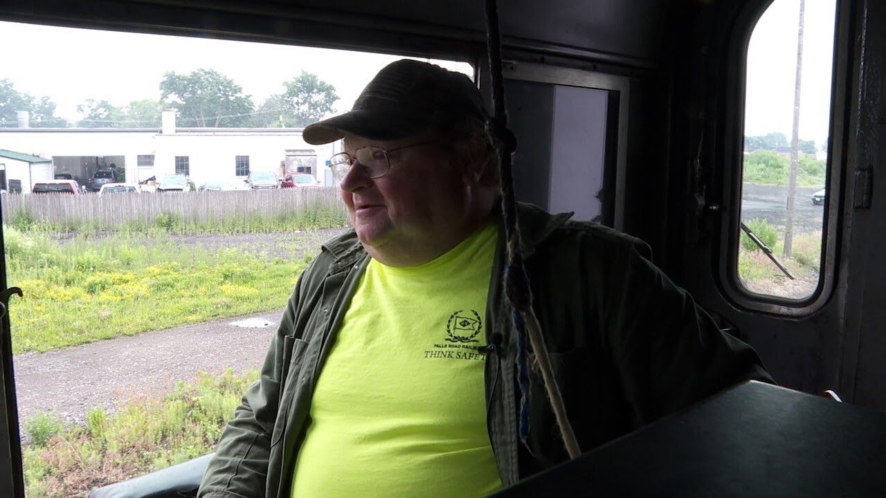 Always a train enthusiast, he landed his 