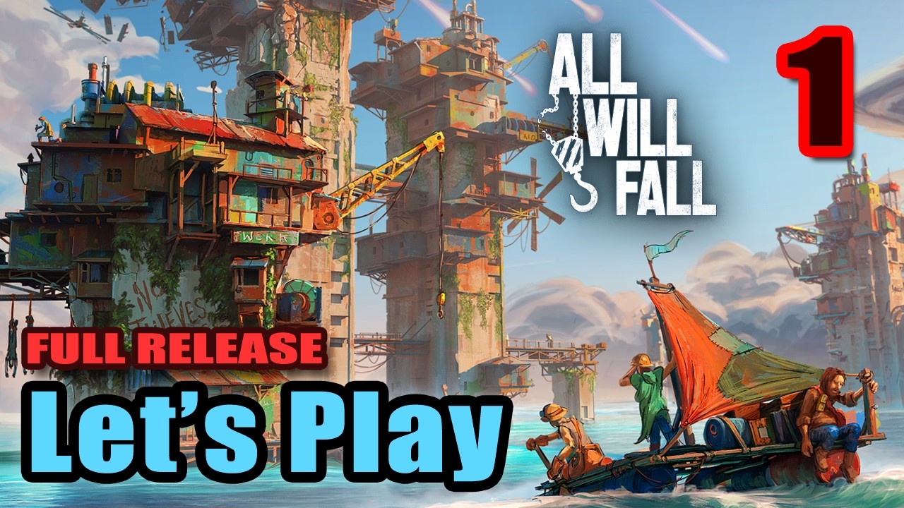 Amazing Unique Water Colony Survival City Builder - ALL WILL FALL - Full Gameplay (Full Release)