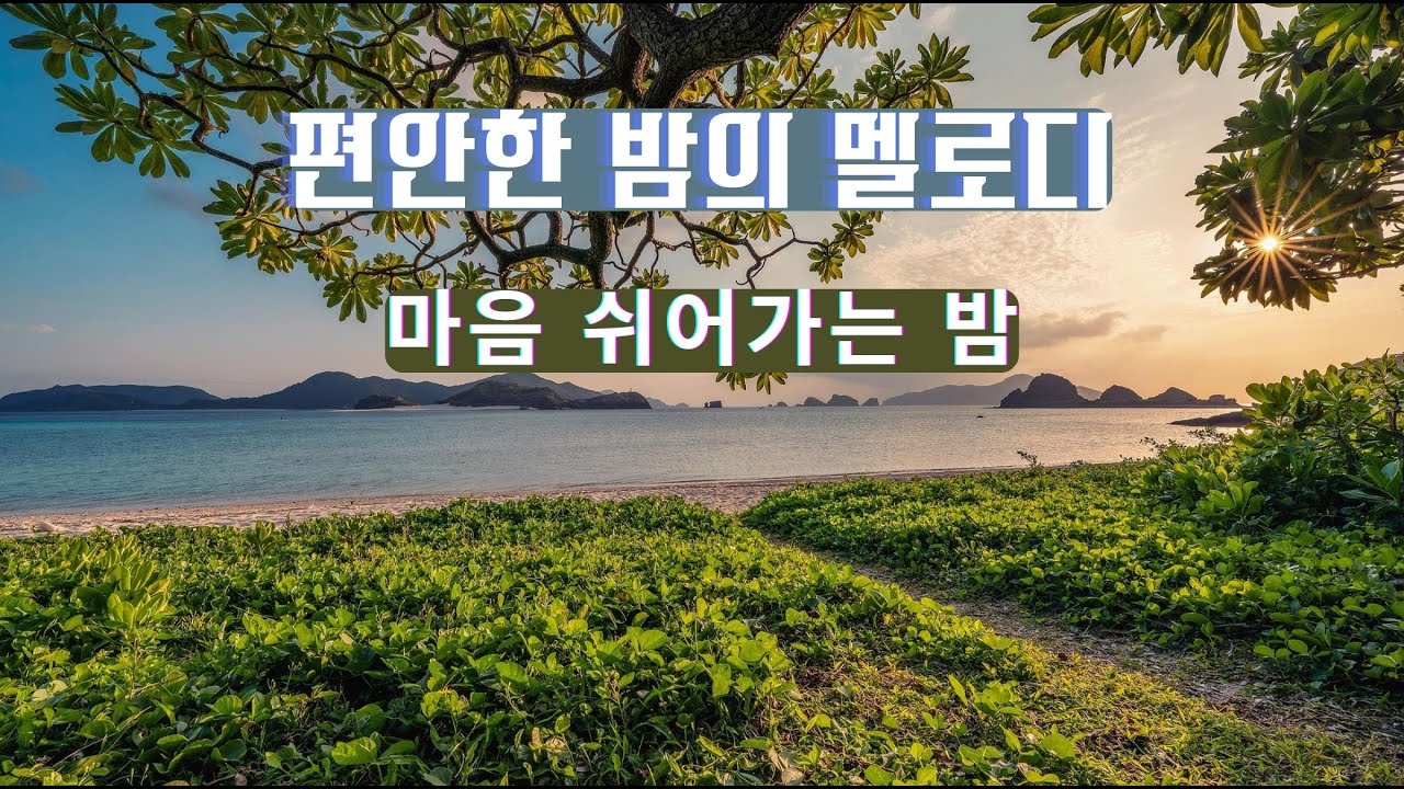 하루의 끝, 조용히 흐르는 밤의 음악
잠들기 전 편안한 휴식을 위한 시간 (21:00–04:00)