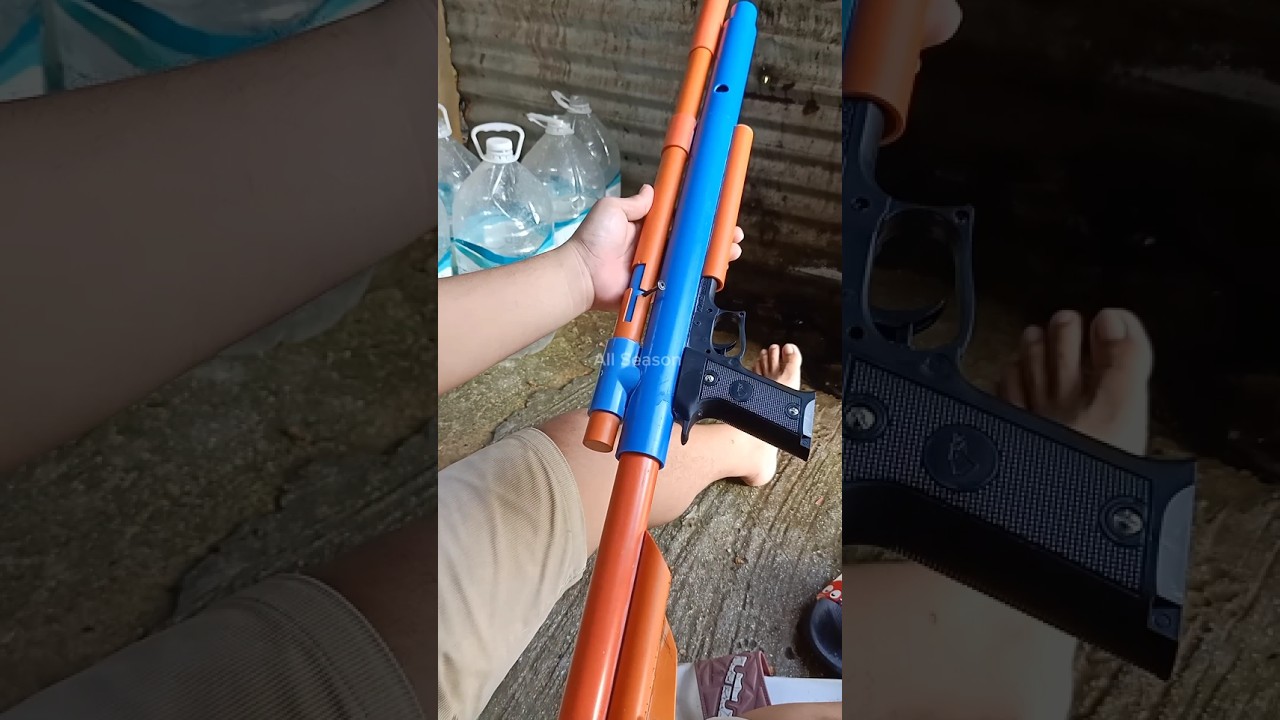 My new design bolt action pvc toygun
