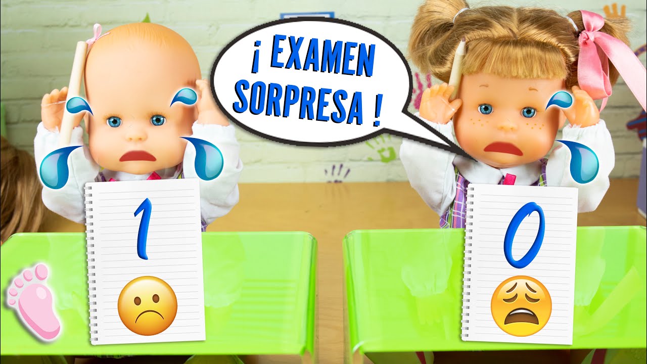 😱 Examen sorpresa para Noa, Noe y las bebes trillizas! 💖 Los mejores vídeos de la VUELTA AL COLE!