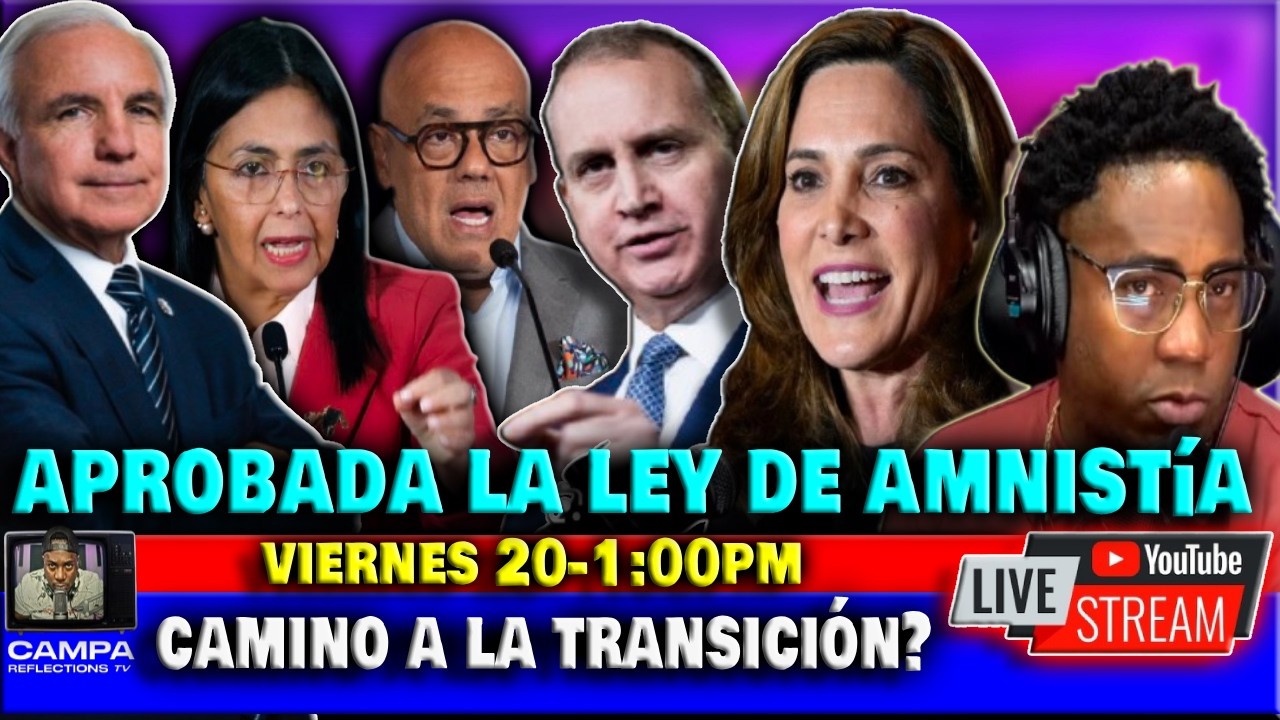 APRUEBAN LEY DE AMNISTÍA EN VENEZUELA. CONGRESISTAS CUBANOS DAN RUEDA DE PRENSA DENUNCIAS Y MÁS.