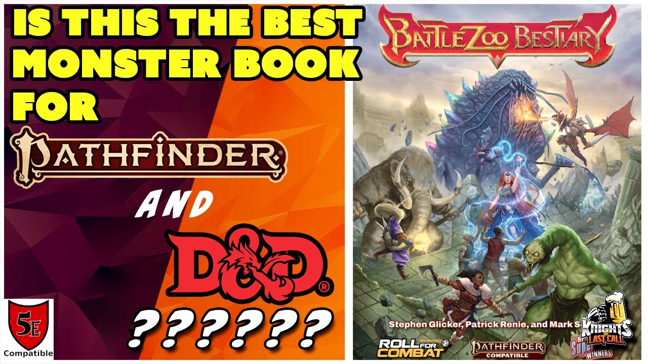 Бестиарий Battle Zoo &mdash; отойдите, Paizo и WOTC, ЭТО лучшая книга о монстрах для PF2 и D&D 5e?